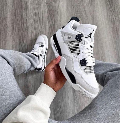 👟Jordan 4 Retro White Oreo (Tech White) – Qualité Originale