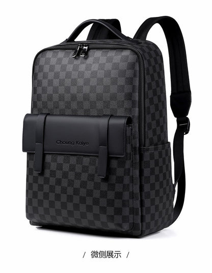 Sac à Dos en Cuir Cognac – Style Rétro Chic – Finitions Laiton