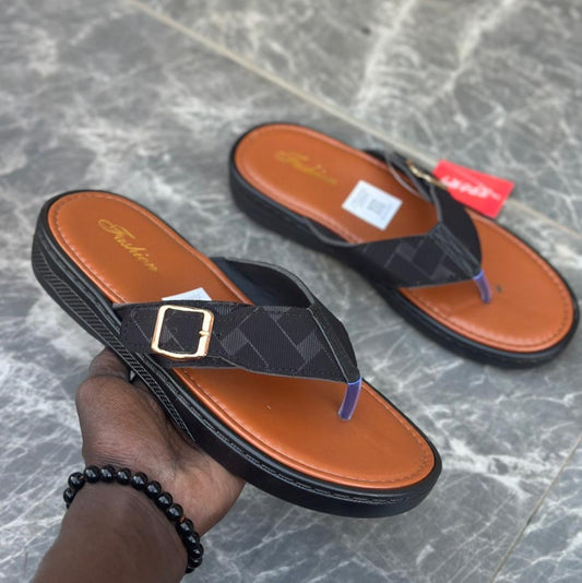 : Sandale "Dakar Prestige" – Cuir & Confort Absolu