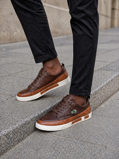 Baskets GEOXER "Street Luxury" – L’Élégance Urbaine (Noir & Gris Anthracite)