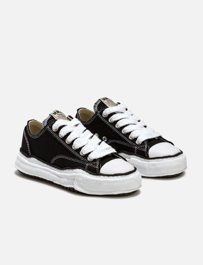 Baskets Maison Mihara Yasuhiro – Modèle Peterson OG Sole Canvas Low (Noir/Blanc)