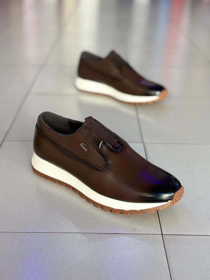 chaussures Lacoste pour homme sans lacets,