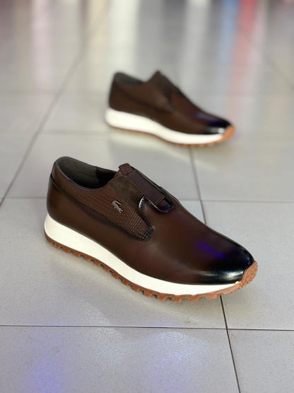 chaussures Lacoste pour homme sans lacets,