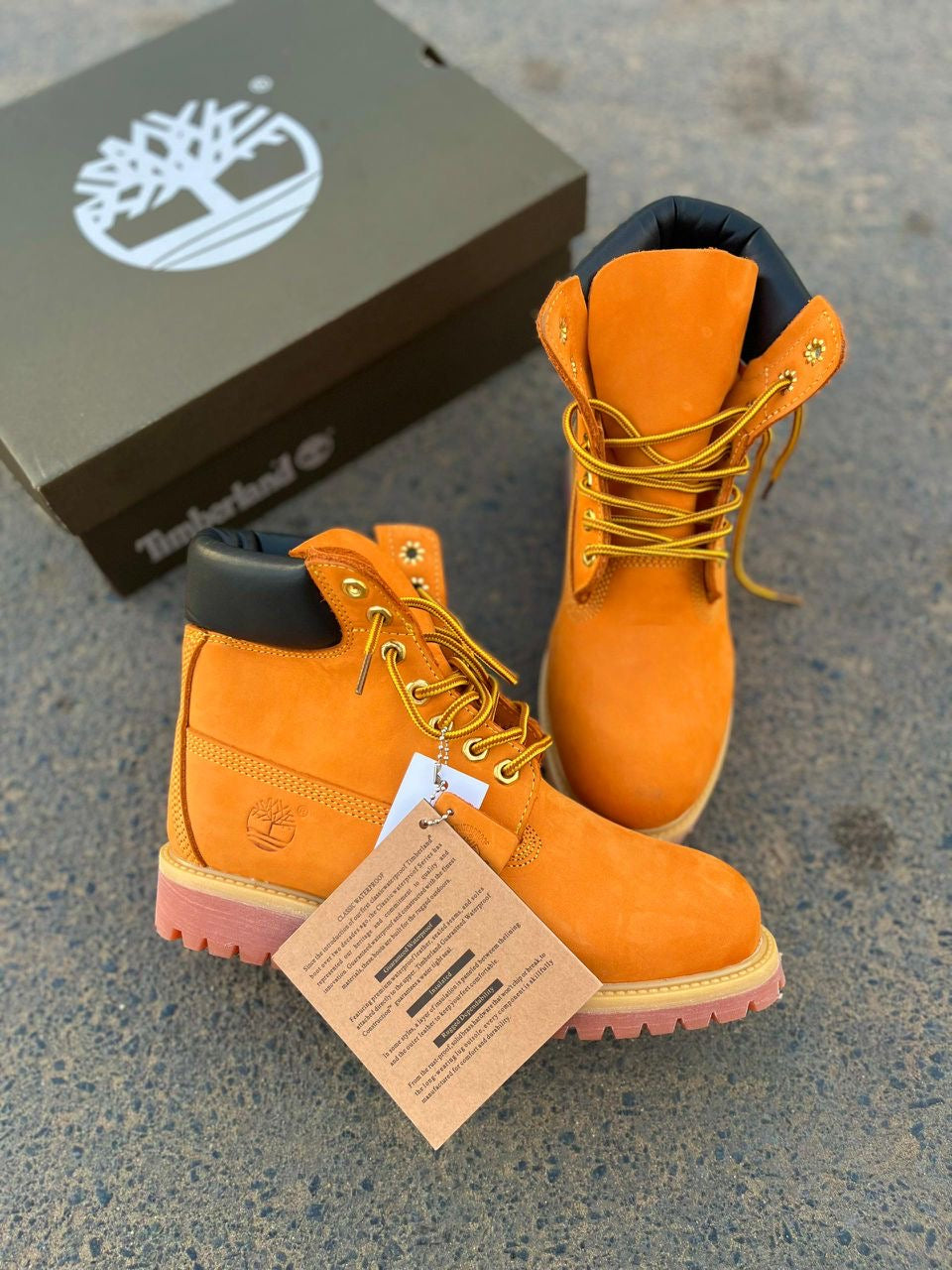 Timberland 6-Inch Premium – L'Icône Imperméable en Cuir Jaune