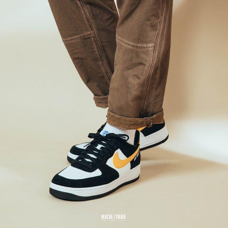 Nike Air Force 1 '07 LV8 "Athletic Club" – Black/Yellow Ochre