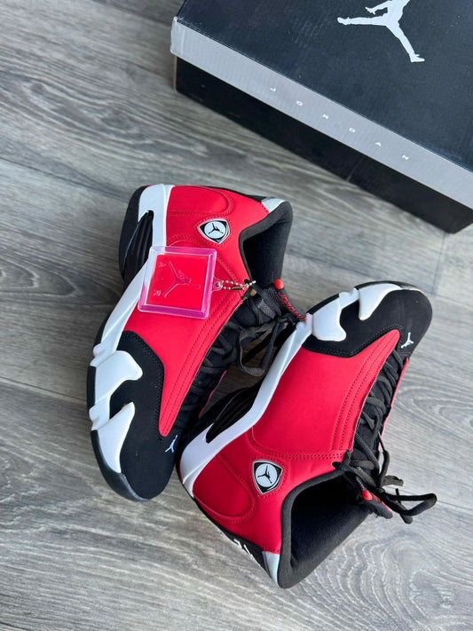 : Sneakers Blanches en Cuir [jordan 14] – Style Épuré & Chic